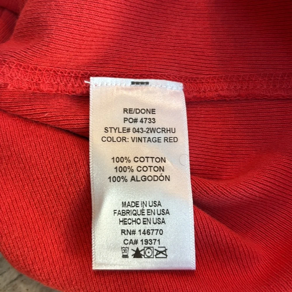 Women’s red cardigan sweater, S, RE/DONE - Picture 5 of 6